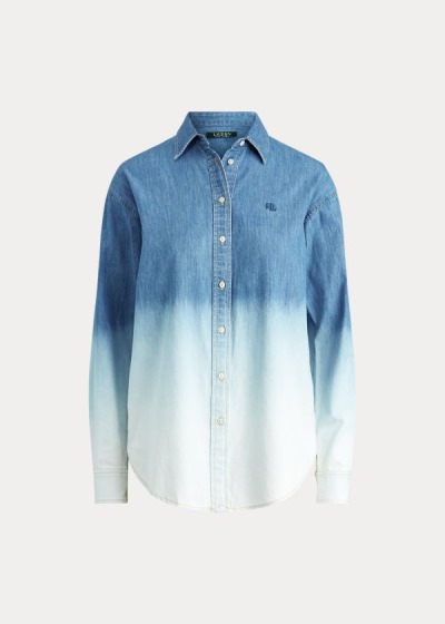 Camisa Ralph Lauren Ombré Denim Mulher 75194-XUNG